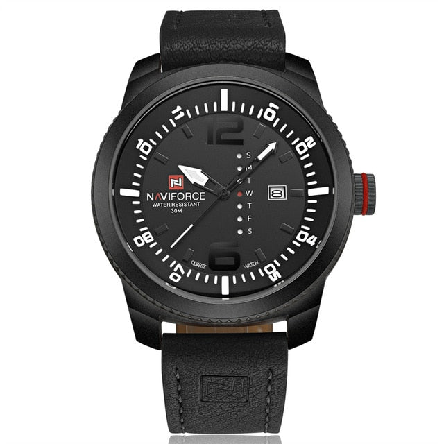 Men Casual Sports Leather Band Watch