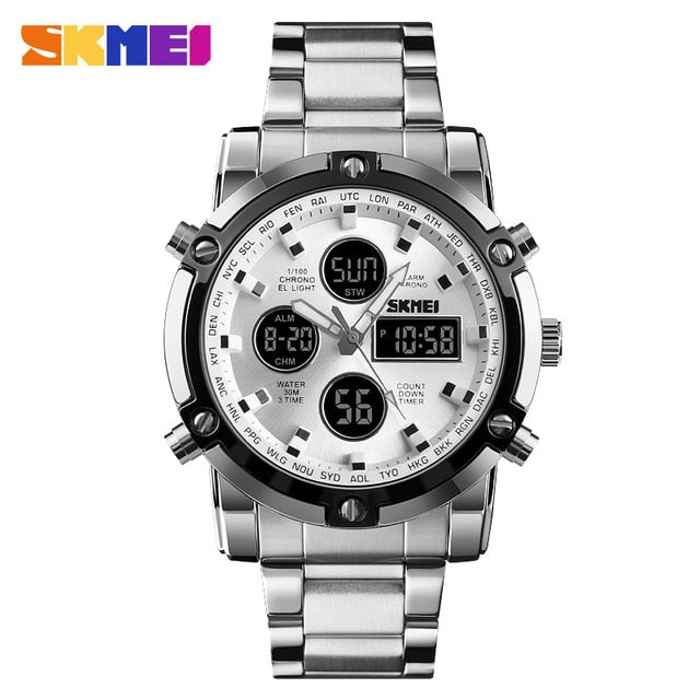 SKMEI Men's Stainless Steel Watch