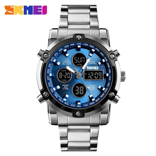 SKMEI Men's Stainless Steel Watch