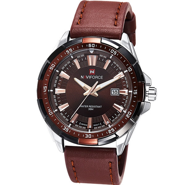Men's Business/Sports Leather Band Watch
