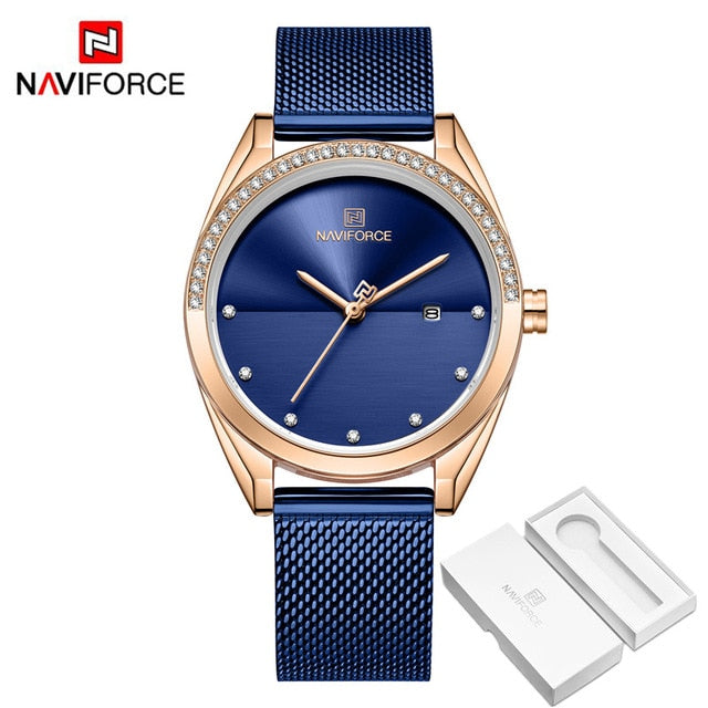 Lady's Luxury Fashion Stainless Steel Watch