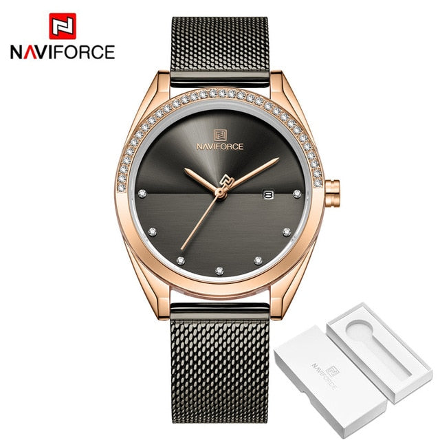 Lady's Luxury Fashion Stainless Steel Watch