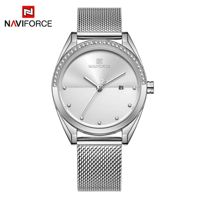 Lady's Luxury Fashion Stainless Steel Watch