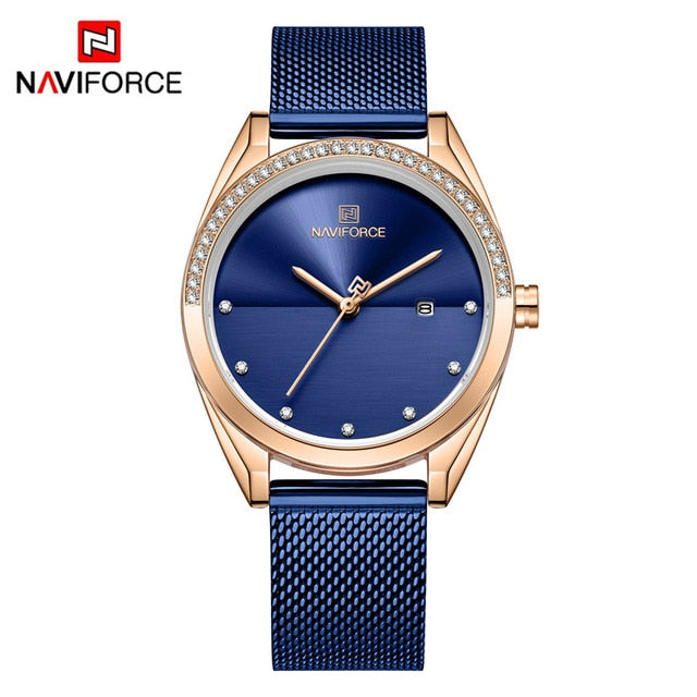 Lady's Luxury Fashion Stainless Steel Watch