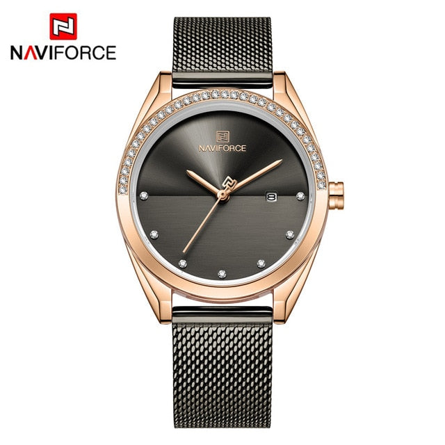 Lady's Luxury Fashion Stainless Steel Watch