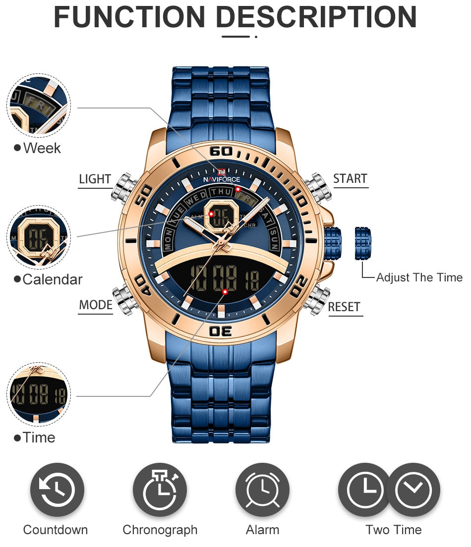 Outdoor Fashion LED Digital Watch